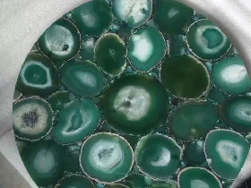 Green Agate Natural Gemstone Table Top
