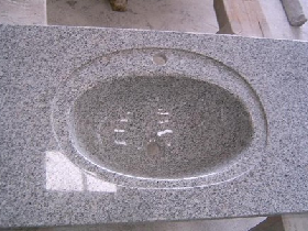Granite Benchtop with Integral Sink