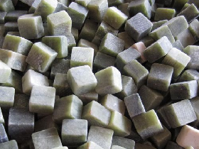Green Marble Mosaic Chips