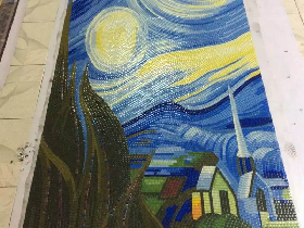 glass mosaic mural 006