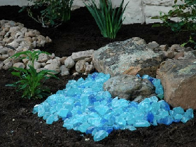 Landscaping Glass Rock Mulch