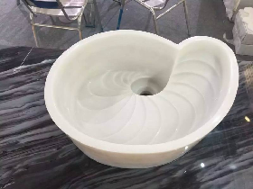 White Marble Vessel Sink