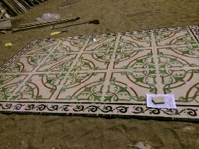 Foyer Flooring Tile Marble Waterjet
