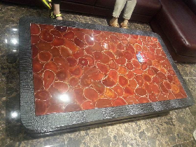 Red Agate Table Top