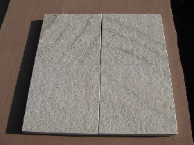 White Sandstone Flamed Tiles