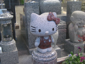 Granite Hello Kitty Statue
