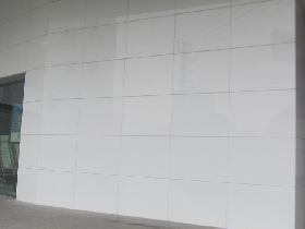 Snow White Crystallized Stone Glass Tile Wall Cladding