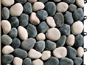 Pebble Stone Interlocking DIY Garden Deck Click Tile