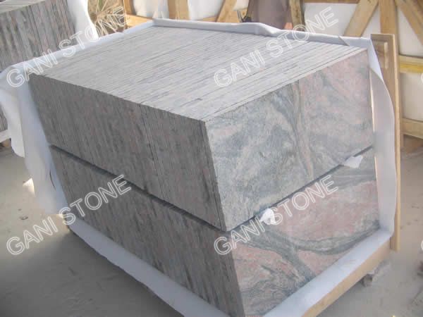 Juparana Granite Tile Packing