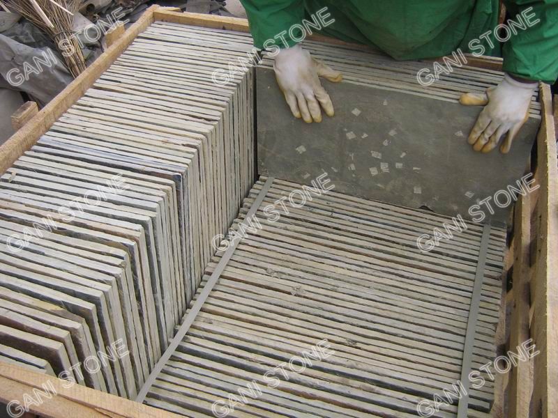 Slate Tile Wooden Crate Packing
