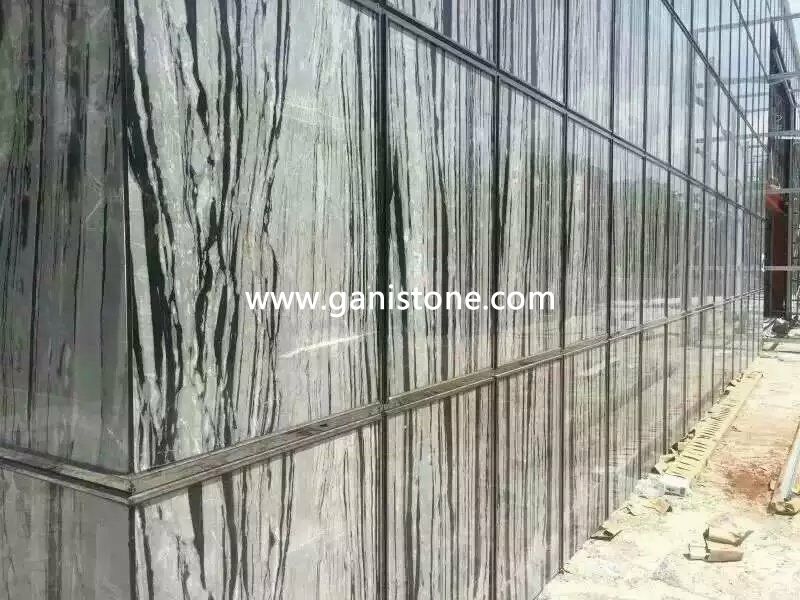 Cloudy Black Marble Wall Cladding