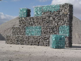 Whosale Decorative Colourful Glass Rock For Gabion Landscaping