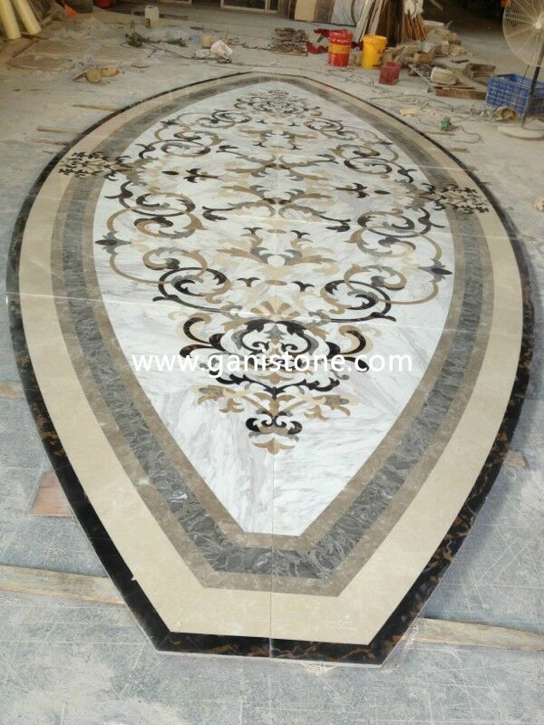 Luxury Exquisite Marble Inlay for Villa Corridor Floor