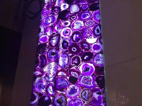 Purple Agate Translucent Panel
