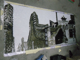 high-end contemptory wall-paper mosaic 003