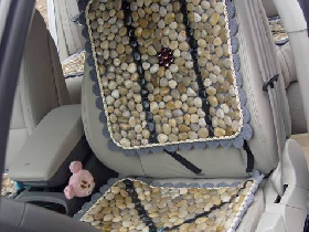 Pebble Stone Car Seat Mat
