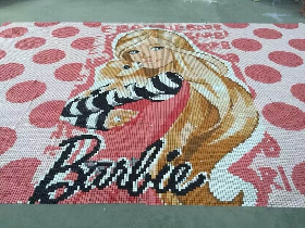 Barbie Art Mosaic