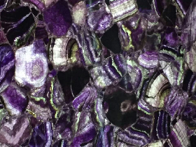 Violet Fluorite Backlit Effect