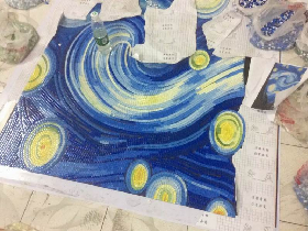 glass mosaic mural 005