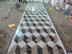 Checker Floor Patterns for Foyer
