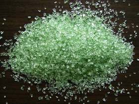 Light Green Glass Chips