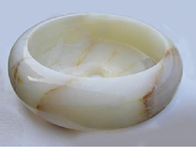 White Onyx Wash Bowl