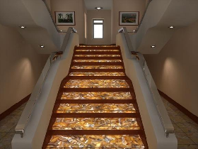 Gemstone Backlit Stair Tread