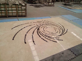 Wholesale customized marble floor medallion tiles
