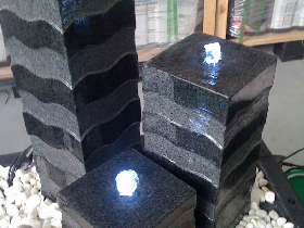 Granite Garden Water Features with LED Light