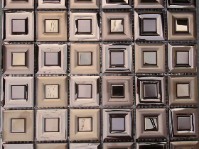 Metal Glass Mosaic Tiling 028