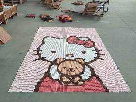 Hello Kitty Art Mosaic