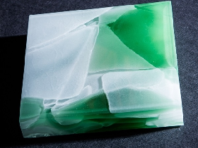 Crystal Green Jade Glass Stone
