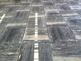 Blue Sandal Wood Marble Tile