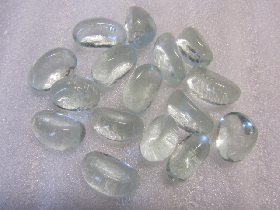 Clear Glass Pebbles