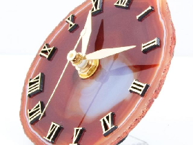 Red Agate Clock