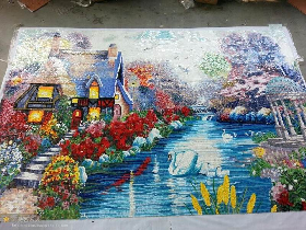Customized Glass Mosaic Mural 004