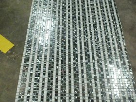 Silver Foil Mosaic Tiles