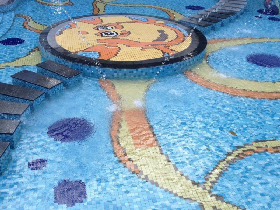 Octopus Glass Mosaic Swimming Pool