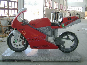 Breil Motorcycle Stone Carving
