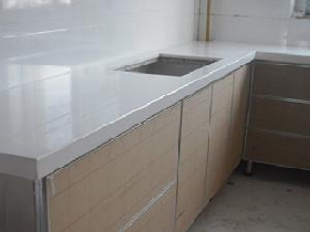 Crystallized Glass Stone Vanity Top Project 003