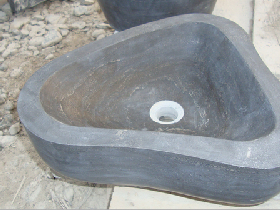 Blue Limestone Wash Basin