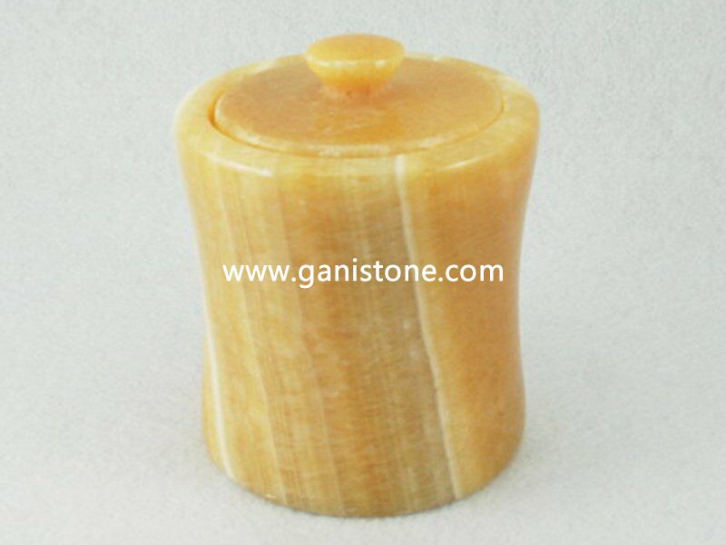 Yellow Onyx Canister
