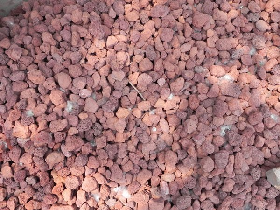 Crushed Red Lava Rock Ground Cover