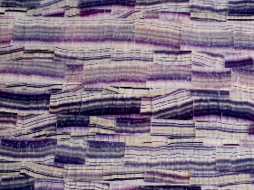 Purple Fluorite Glass Backed Panel