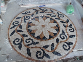 Marble Art Mosaic Circle Patterns