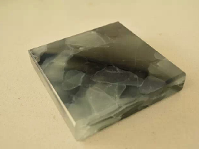 Crystal Black Jade Glass Stone Tiles