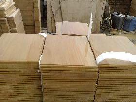 Real Wood Yellow Sandstone Cladding