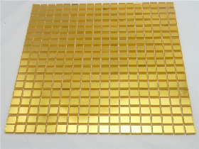 Real Gold Glass Mosaic Tile