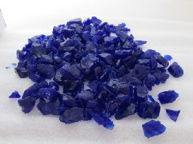 Cobalt Recycled Glass Chipping