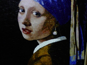 Girl with a Pearl Earring Art Mosaic